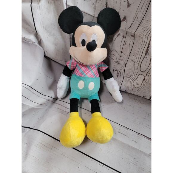 Disney Just Play Easter Spring Mickey Mouse plush pastel all ages 18 inch - Picture 1 of 6